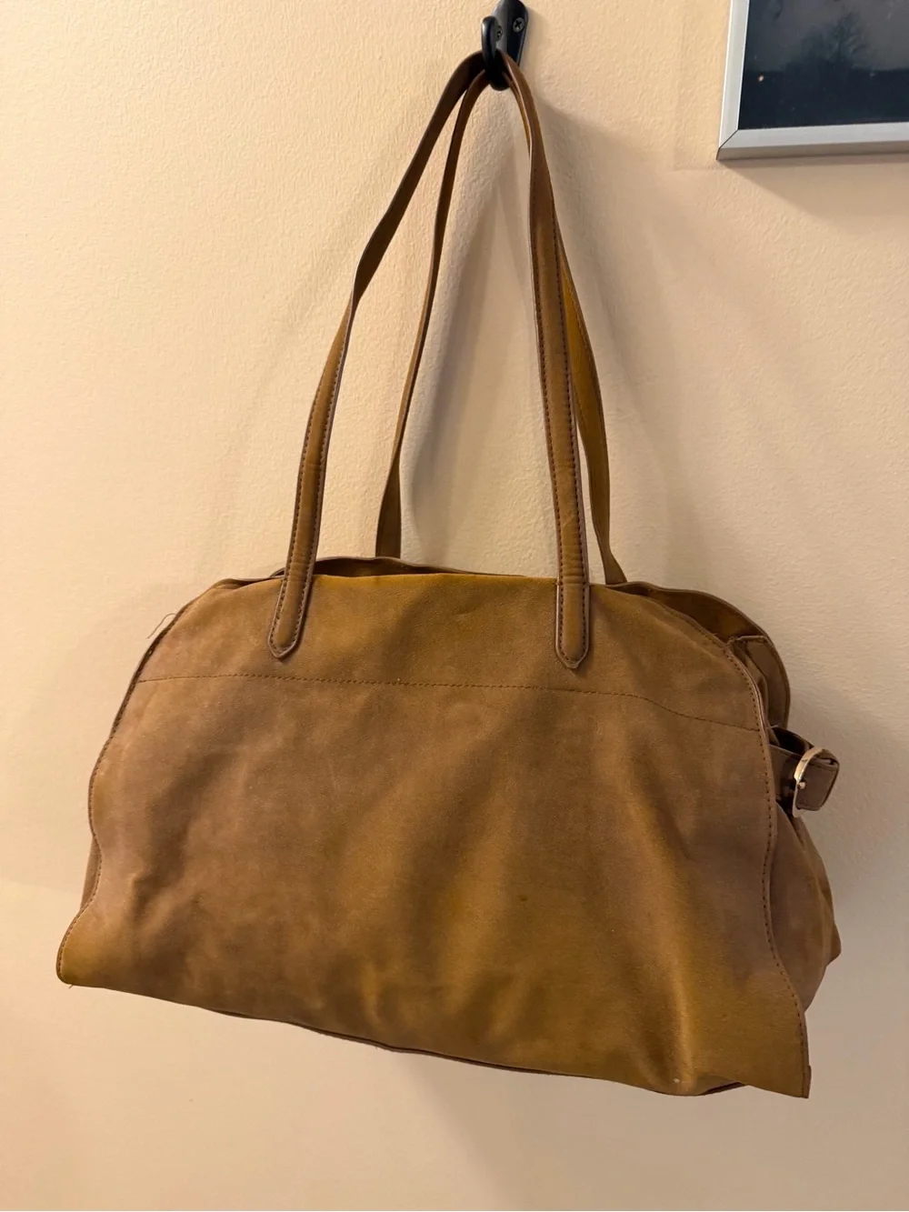 A New Day Faux Suede Tote Bag in Brown